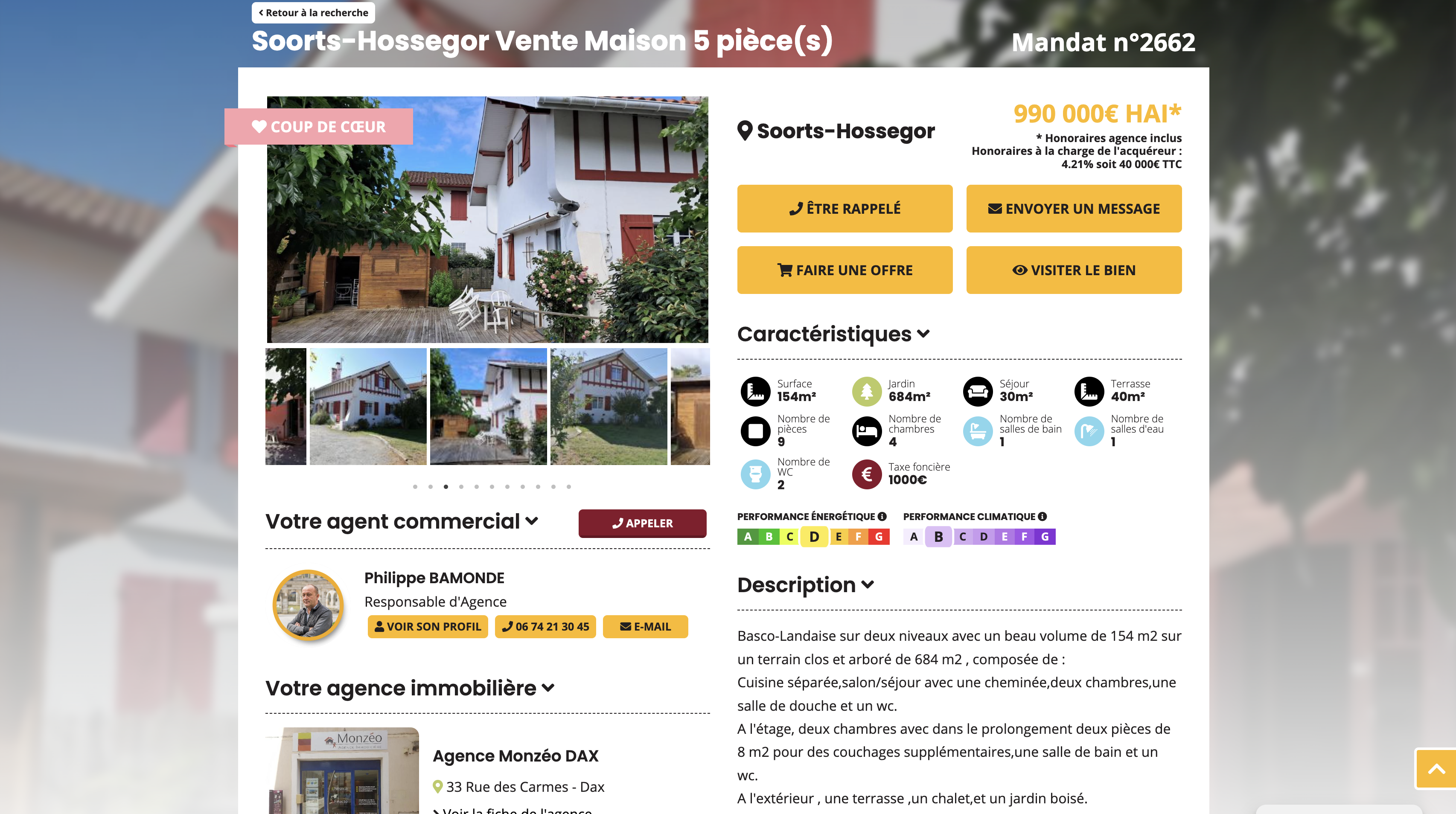 Site vitrine à la volée